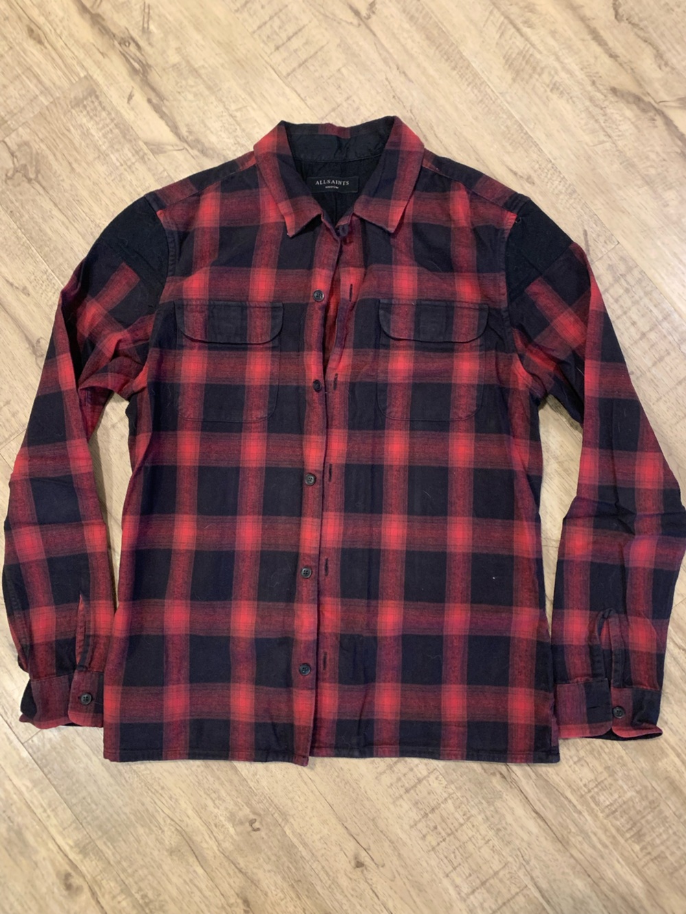 All Saints 100% Flannel Button-up